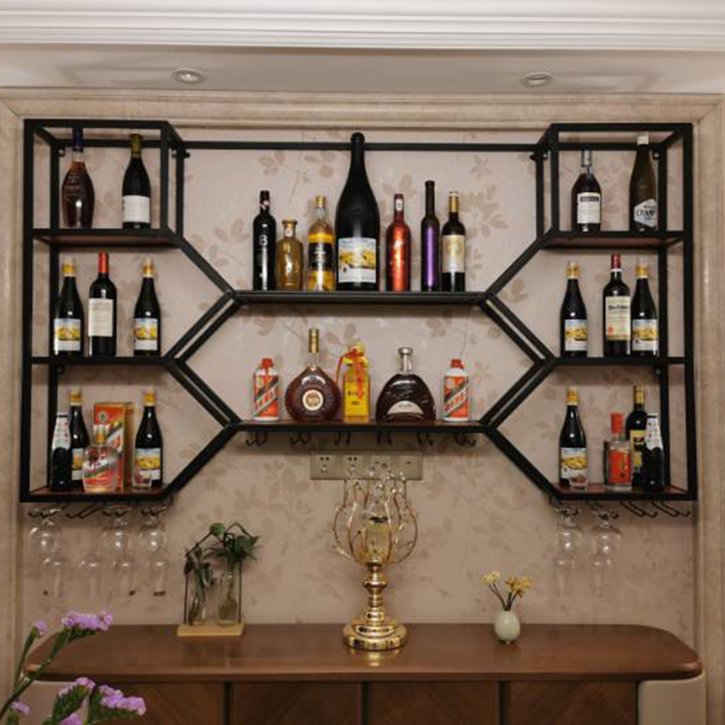 Metal Shelves Wine Cabinet Liv - Home Bar And Cabinet review and price