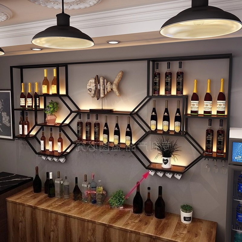Metal Shelves Wine Cabinet Liv - Home Bar And Cabinet review and price