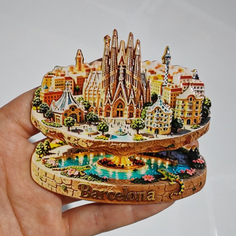 Spain Metal Fridge Magnets Bar - Home Barcelona review and price
