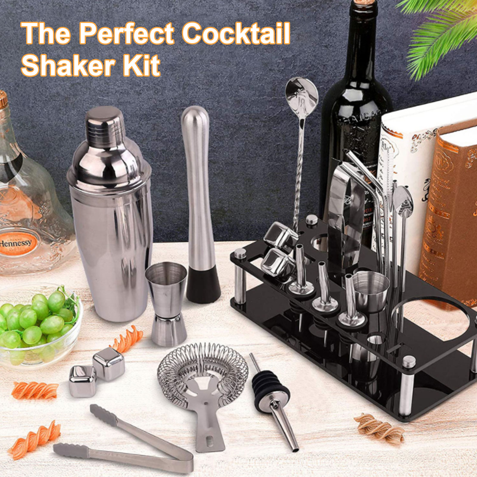 Cocktail Making Set Shaker Sta - Cocktail Recipe Book review and price